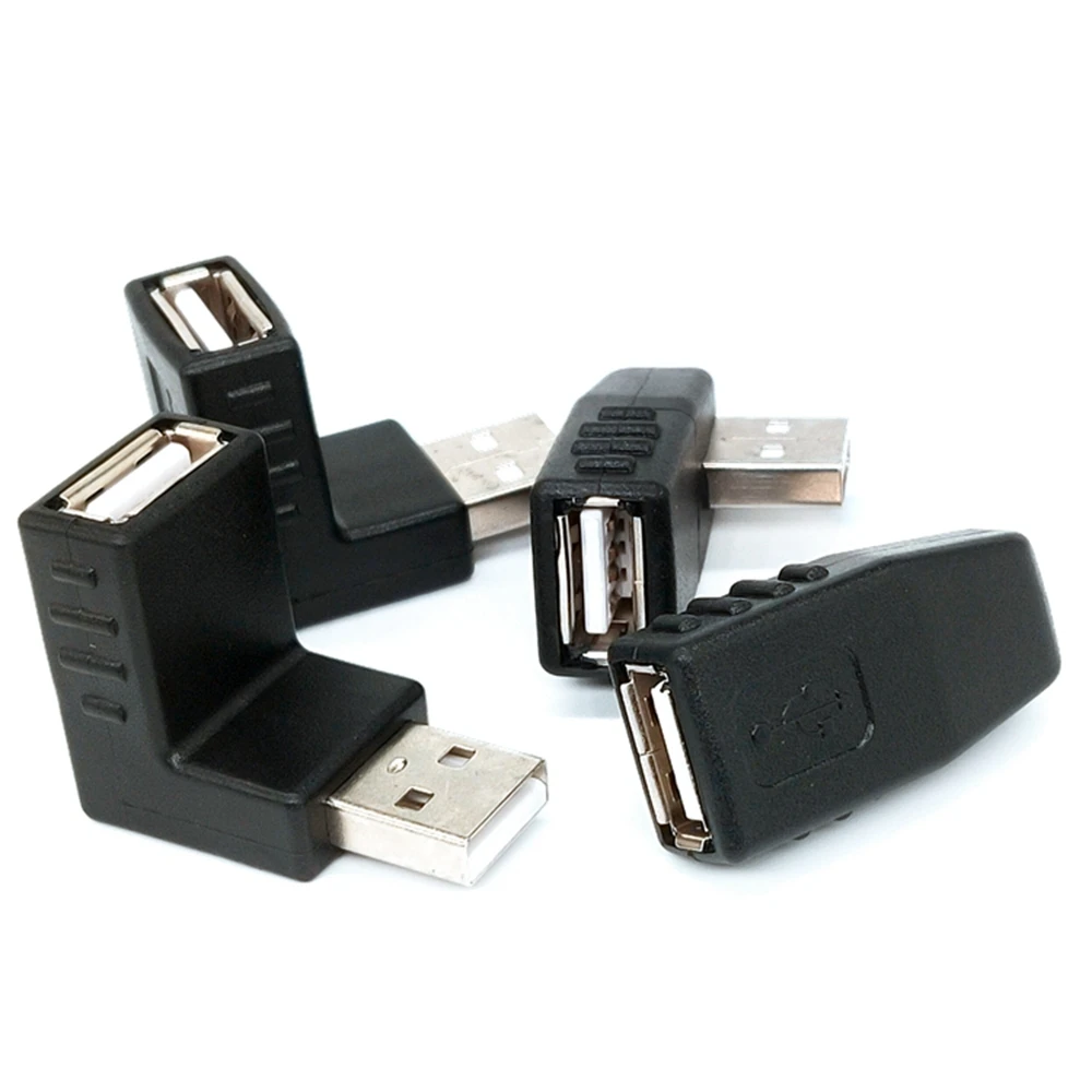 

USB adapter 2.0 male to female 90 degree upper, lower, left, right elbow extension cable, right angle extension data head