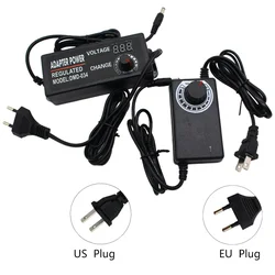 Adjustable AC To DC Power Supply 3V 5V 6V 9V 12V 15V 18V 24V 1A 2A 5A Power Supply Adapter Universal 220V To 12 V Volt Adapter