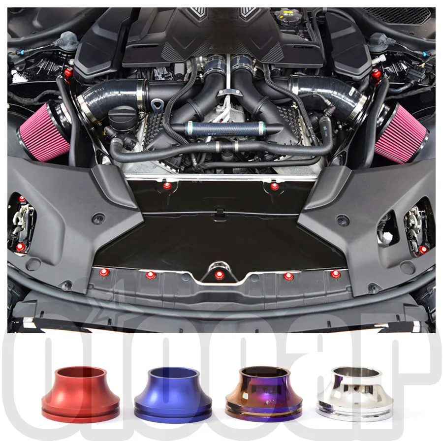 

OiOMOTORS Front Bonnet Body Bolts and Nuts Dress Up Hardware Kit for BMW F90 M5 F91 F92 F93 M8 5Series G30 8Series G14 G15 G16