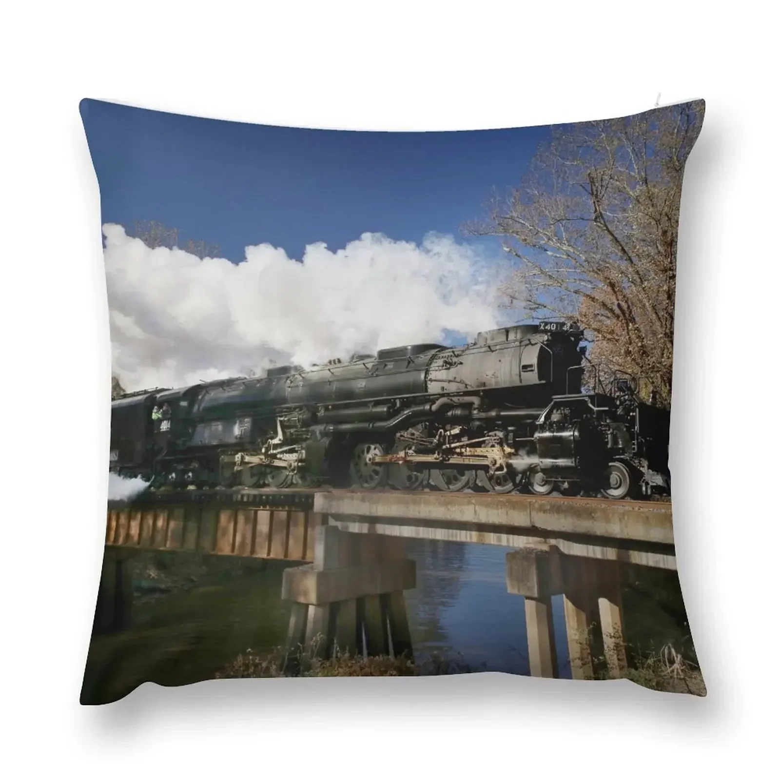 

Union Pacific Big Boy 4014 Steam Engine Throw Pillow Christmas Pillows Sitting Cushion pillow