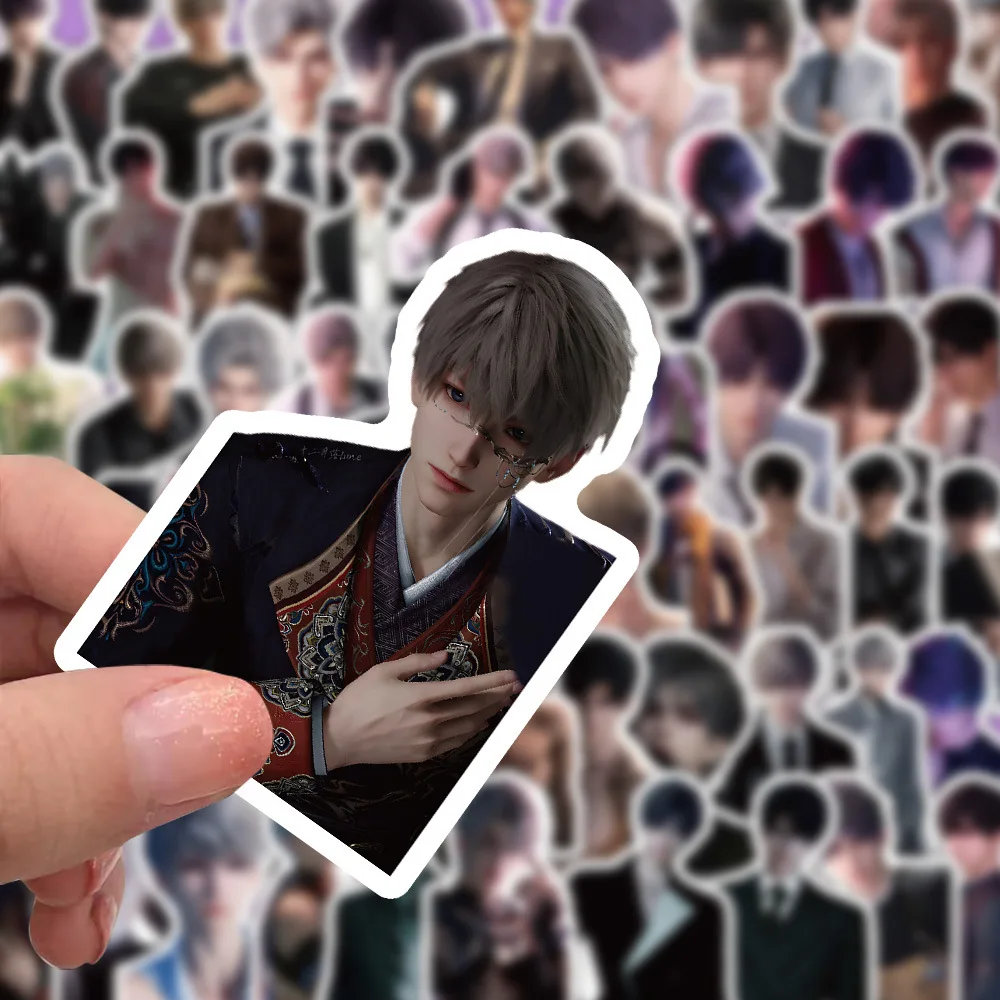 

10/30/63Pcs Love and Deepspace Boyfriend Aster Zayne Rafayel Sylus Handsome Photo Sticker DIY Guitar Phone Water Cup Skateboard