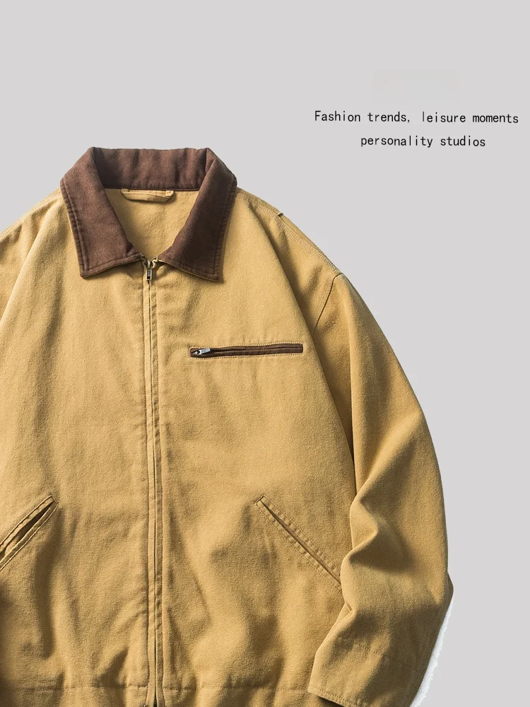 

ANXIE Vintage Workwear Jaet Loose Fit ex Spring Autumn Faion Good Stuff Recommended Small Batch Design