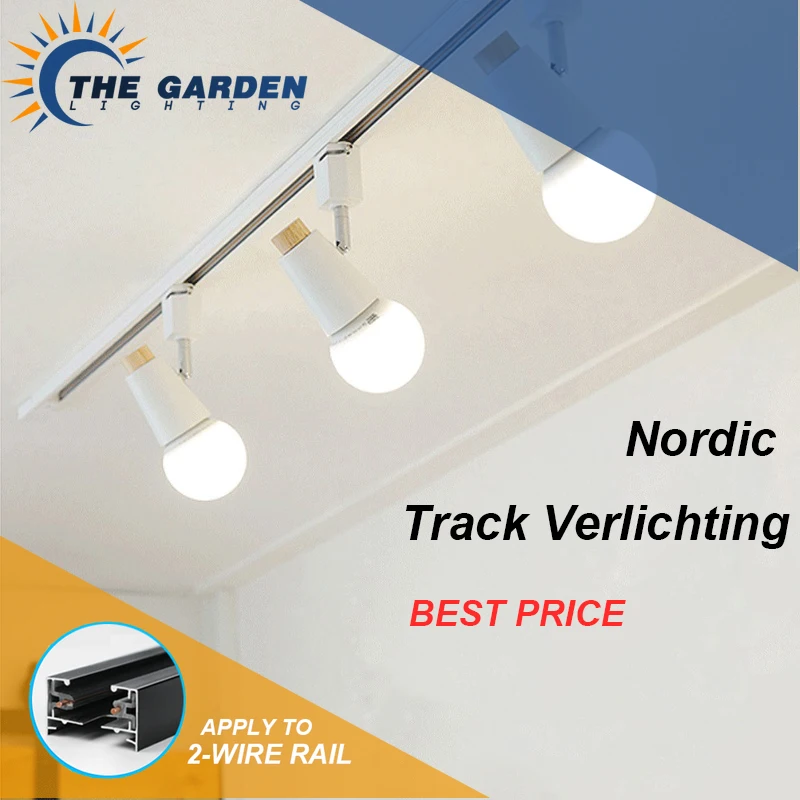 

Nordic Track Verlichting Armatuur Voor Kleding Winkel Moderne Minimalistische Kleurrijke Spoor Lamp Verstelbare Rail Spots