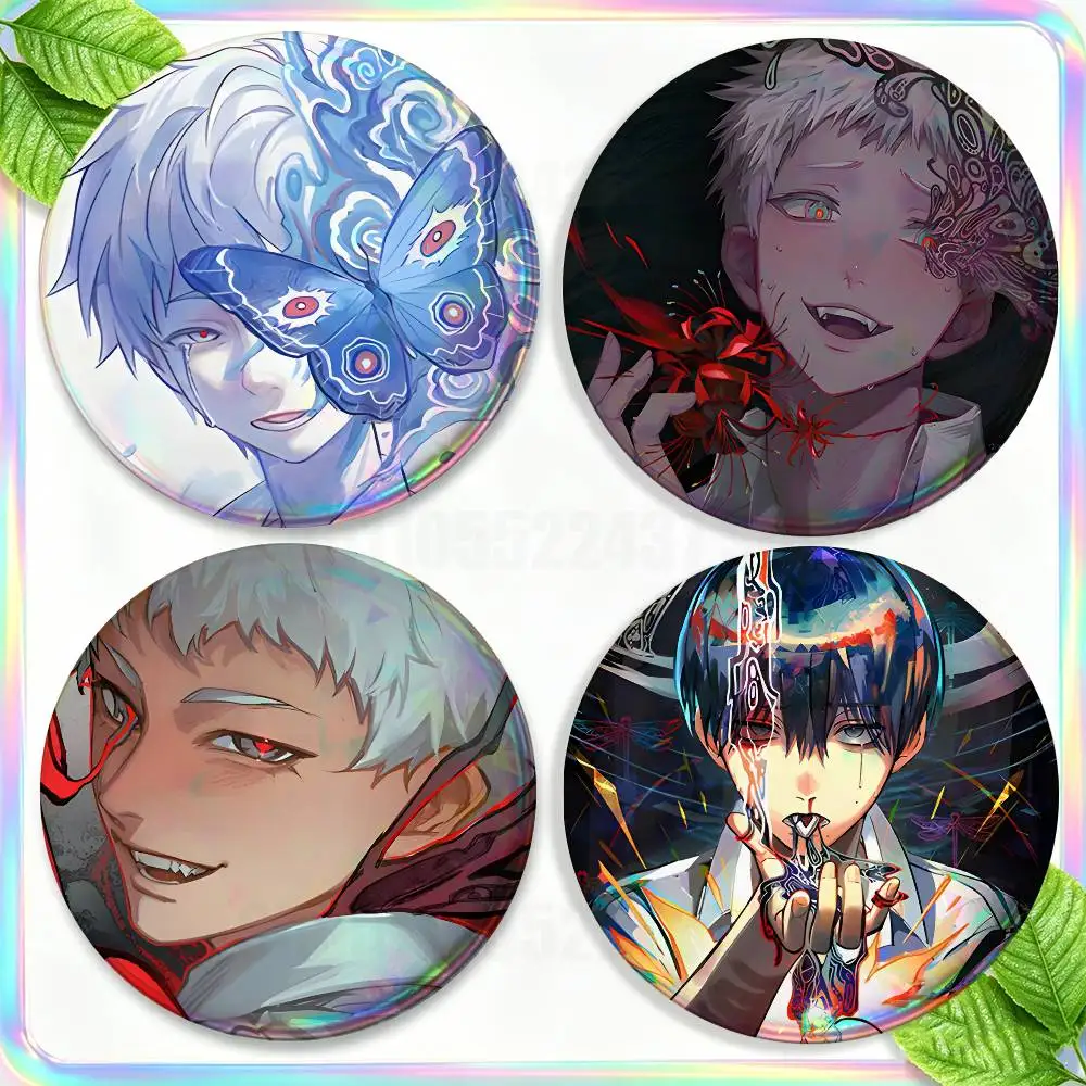 

The Summer Hikaru Died 2-piece set Pins Backpack Clothes Jewelry Accessories Round Brooch Button Badge Fans Collection Gifts
