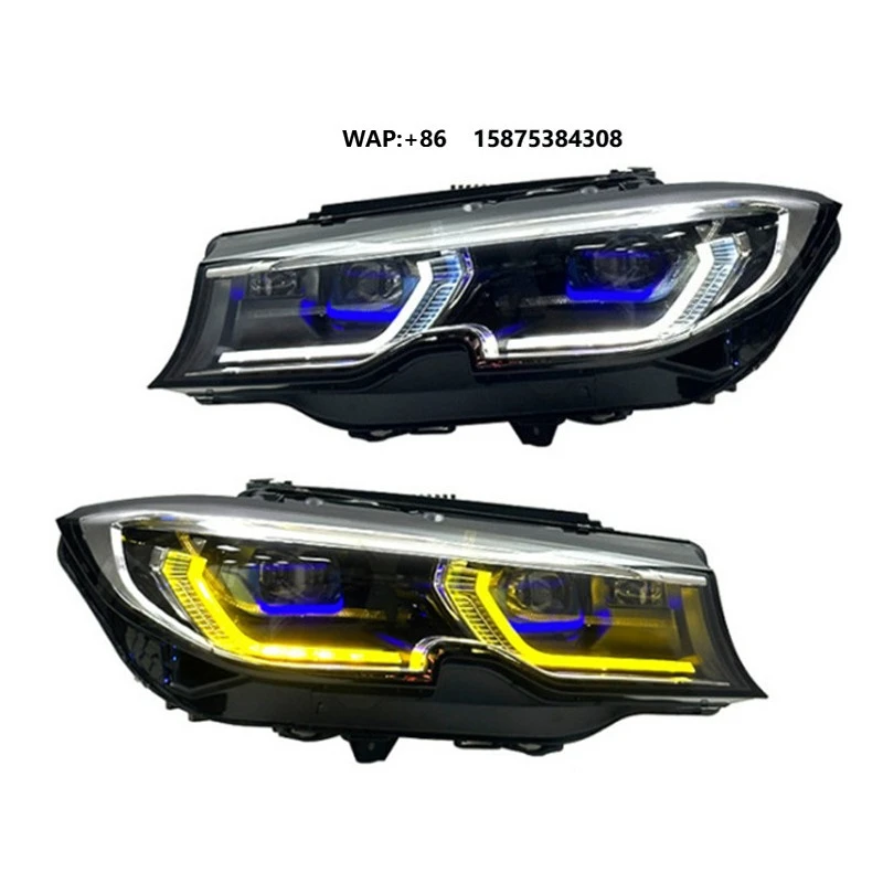 

Headlight for 3 Series G20 G28 19-22 Head Lights for 330 M340i Yellow & White Switch Headlights Plug and Play