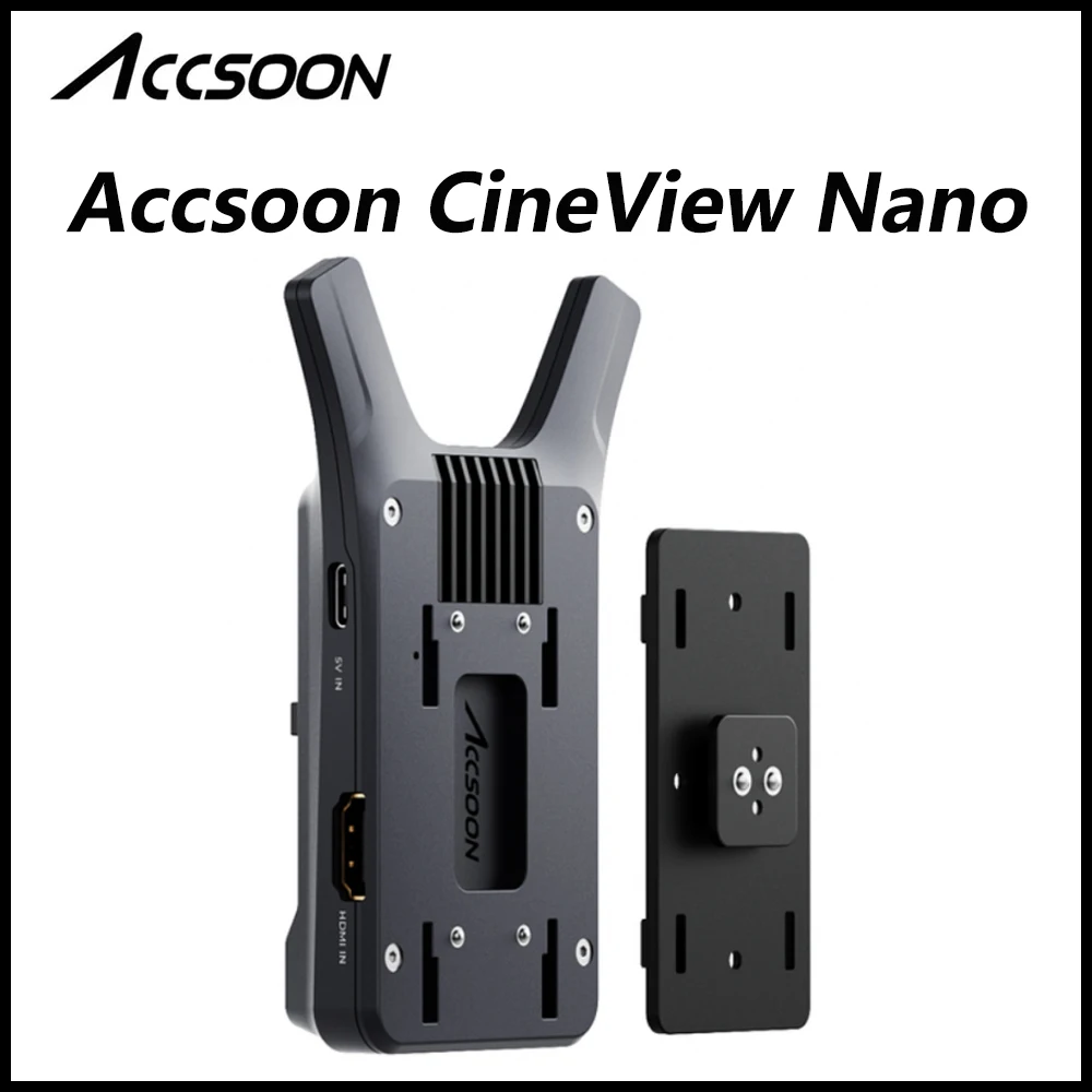 Accsoon CineView Nano Wireless Video Transmitter & Receiver full HD 1080p60 HDMI-compatibe for Camera Stabilizer Gimbal