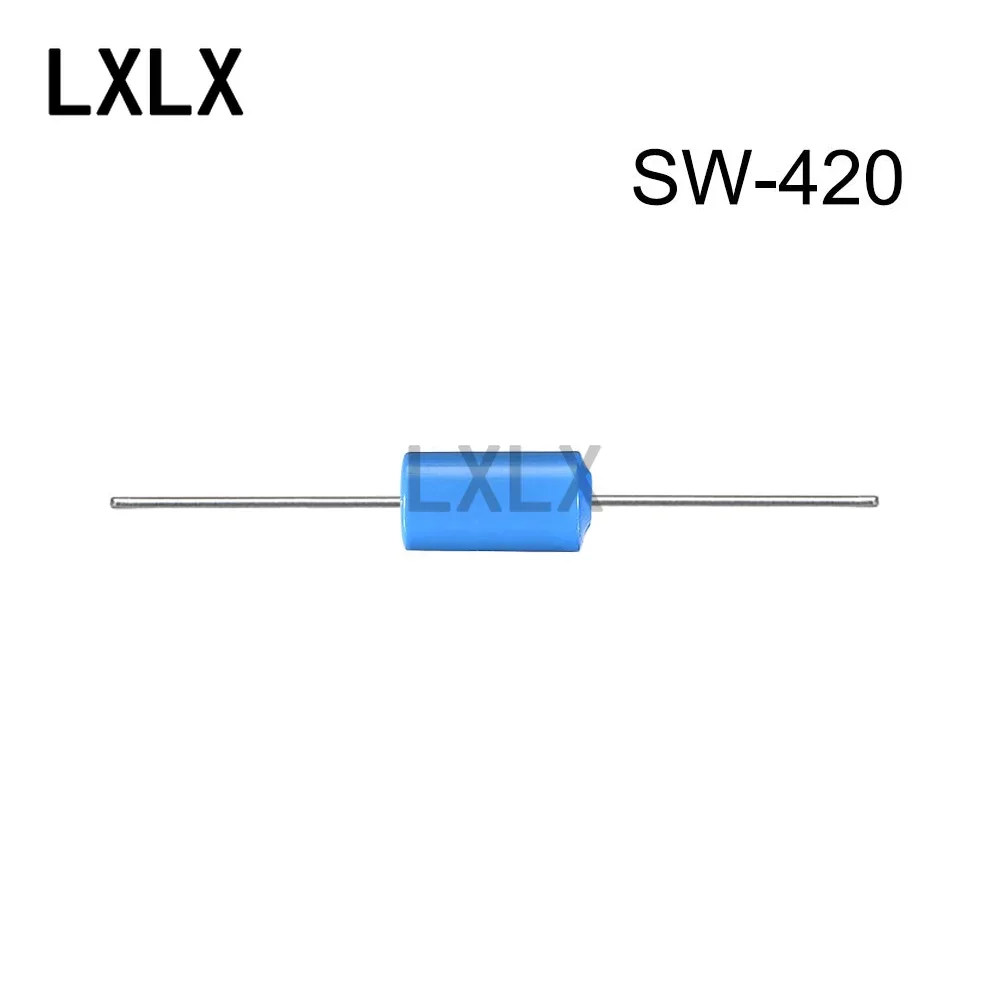 Sensor de vibración electrónico de piezas, interruptor de vibración, Pin doblado, 10-100 SW-420, 420
