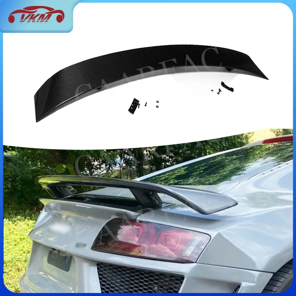 Alerón Trasero de Fibra de Carbono para Audi R8 GT V8 V10 2008-2015, Alerón Trasero, Alerón de Maletero, Alerón de Puerta Trasera, Accesorios para Automóviles, FRP