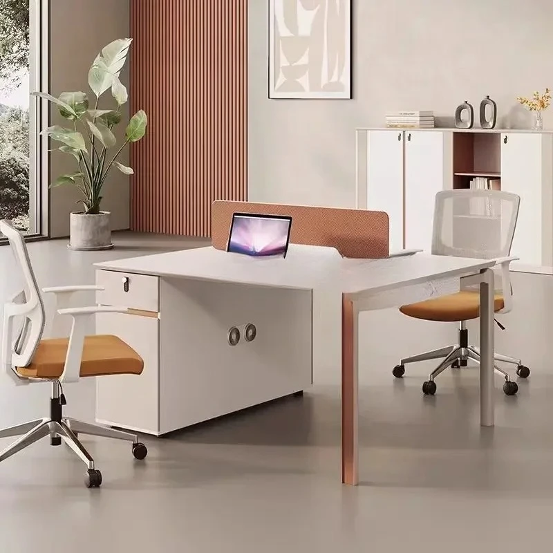 JJsmt1 Office Desks And Chairs, Simple Modern Staff Space, Open Office Card Space, Office Furniture