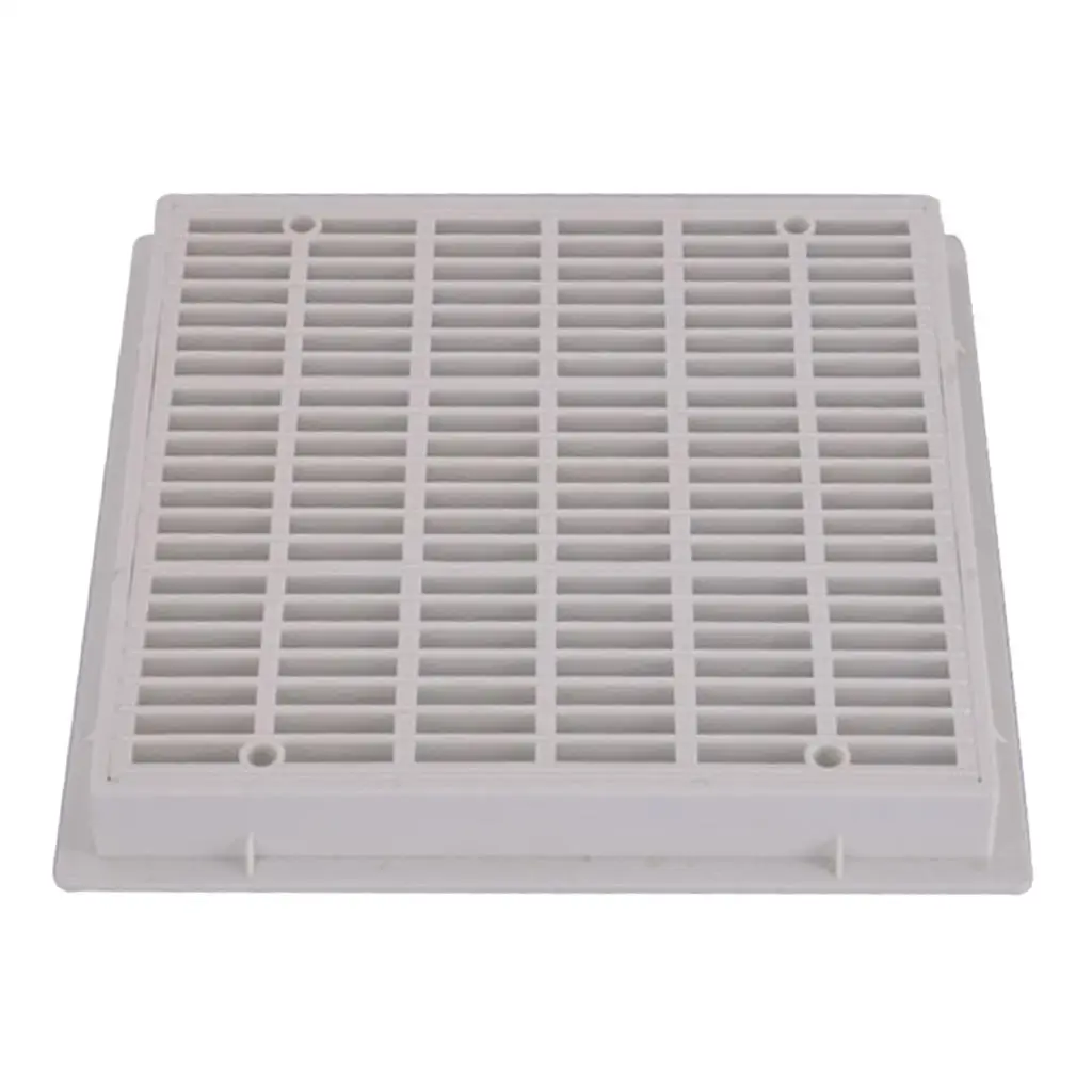 

12 Inch Universal Swimming Pool Main Drain Cover Replacement White Square Swimming Pool Accessary for In-Ground Swimming Pools