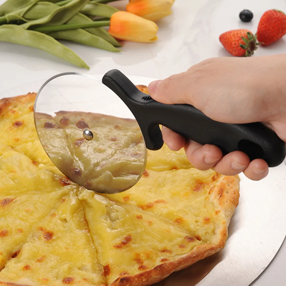 

Folding Pizza Shovel Stainless Steel Paddle Turner Cake Peel Tool· for Oven Black Metal Foldable Paddles