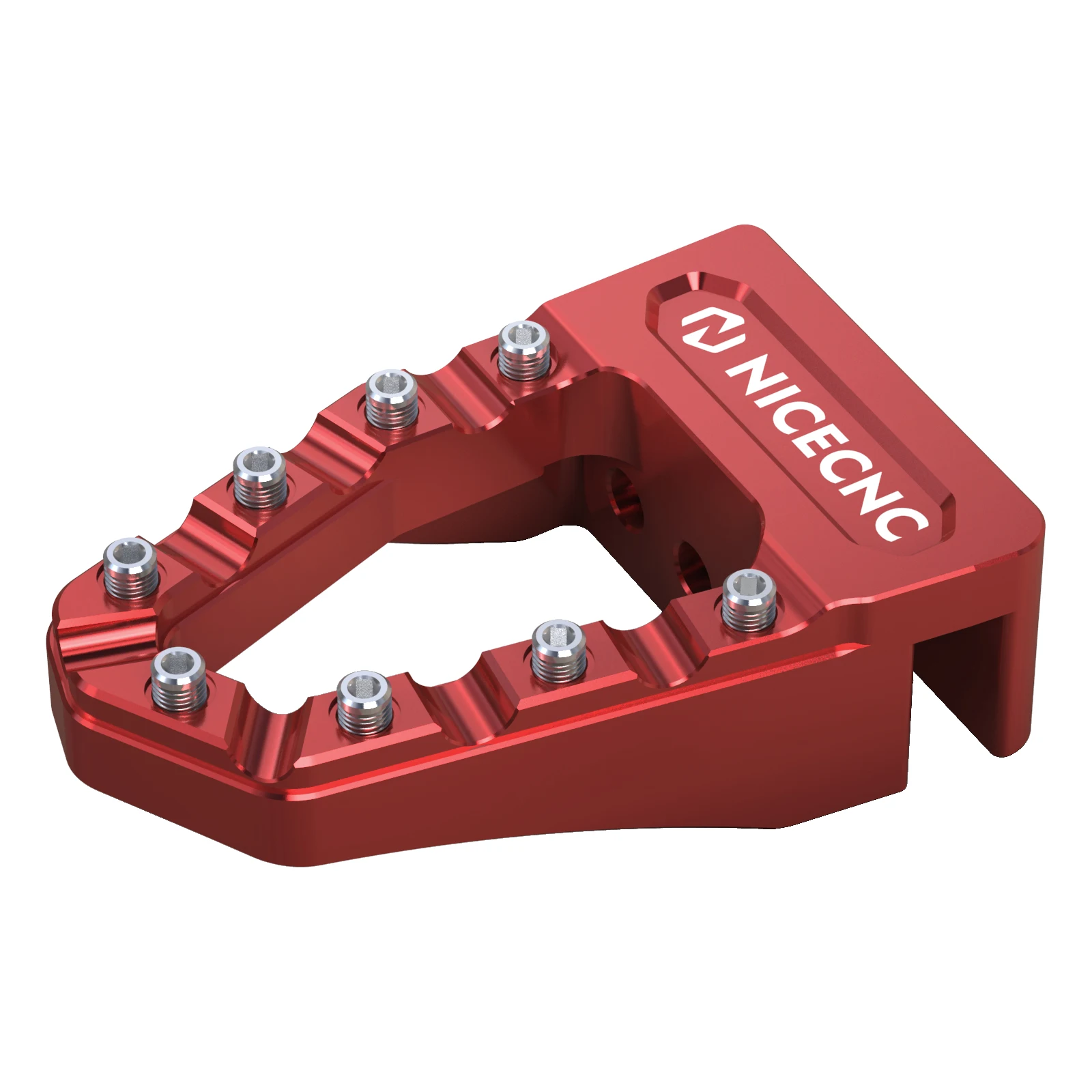 NICECNC Für Honda TRX450R 2006-2009 Hinterradbremspedalspitze für Honda TRX450ER Aluminium verbreitertes, rutschfestes, verstellbares ATV-Zubehör – Detail 11