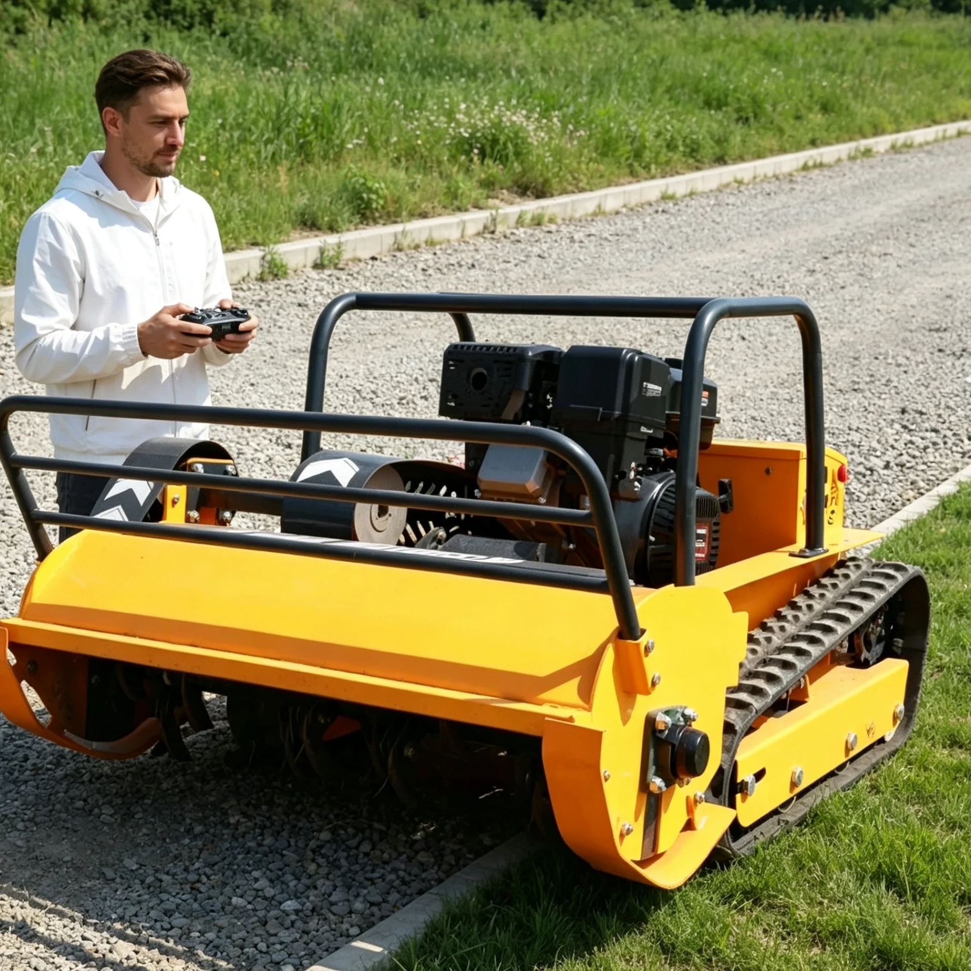 Customized intelligent robot lawn mower, GPS memory planning route, suits villa backyard automatic lawn‑cutting