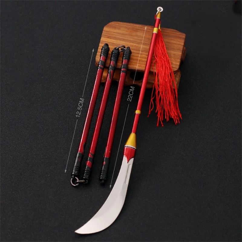 anime cosplay prop Gojo satoru Metal Weapon Model Samurai Sword Katana Gifts Toys For Boys Wholesale 10PCS