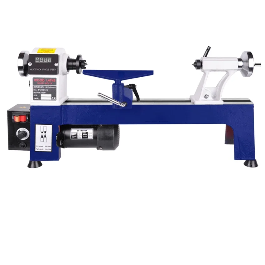 

For 8-Inch Multifunctional Woodworking Lathe Small Wood Turning Machine for DIY Pen-Making Woodworking Lathe Turning Rotary