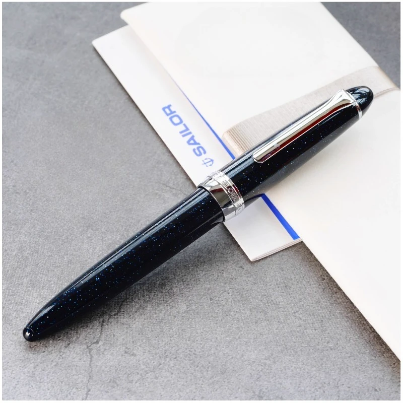 

Japan Office Supplies Sailor Four Seasons Star Ink Pen Sky Blue Acrylic Fountain Pens 0.5F Nib Collection New Pens Red Writing