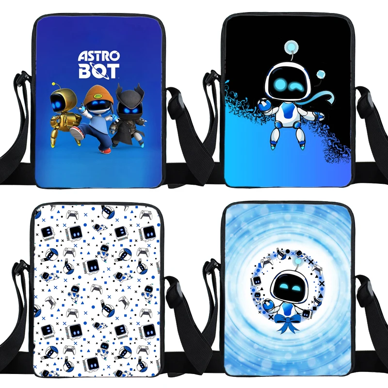 Game Astro Bot Travel Crossbody Bag Cartoon Astronaut Sports Outdoor Borsttas Waterdichte en slijtvaste schoudertas