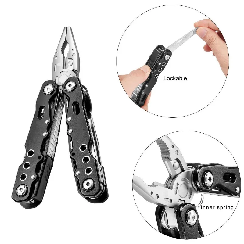 

Multi-tool Pocket Knife Pliers Folding Portable Fold Outdoor Tactical Hunting Survival Rescue Multipurpose Pliers Repair Tools