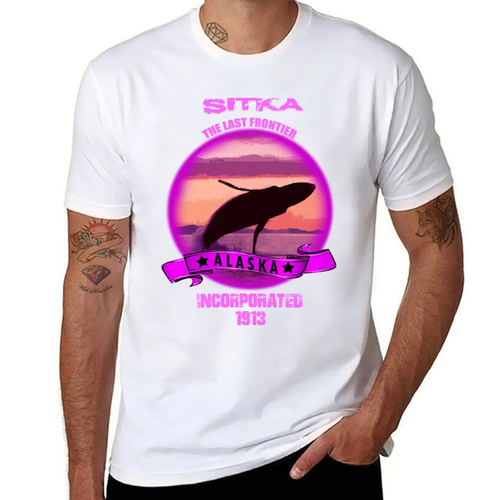 

Sitka Alaska T-Shirt t shirts for man cotton soft t shirt man luxury man t shirts cotton T-Shirt