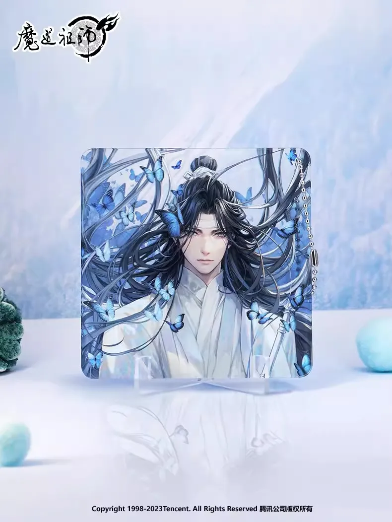 Anime Mo Dao Zu Shi MDZS Lan Wangji Acrylic Stand Badge Pin Raster Card Cute Cosplay The Untamed C NM