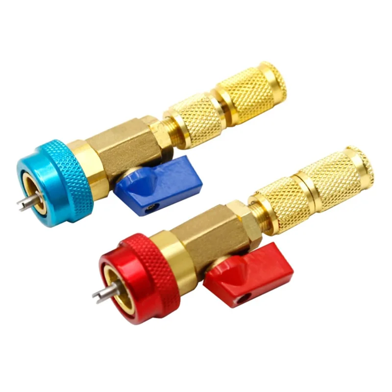 

New R134A Quick Valve Core Remover Installer Tool Air Conditioning System Tool High Low Pressure