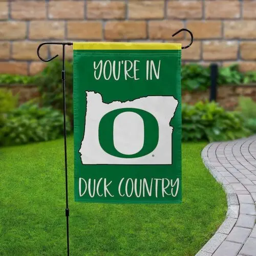 University of Oregon Ducks Double Sided Garden Flag Banner 12x18 Inch Country...