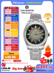 San Martin 36/39/42mm SN0144 JianZhan Dial Gada Watch Miyota 9015 Original Design Men Luxury Dress Automatic Mechanical Watches