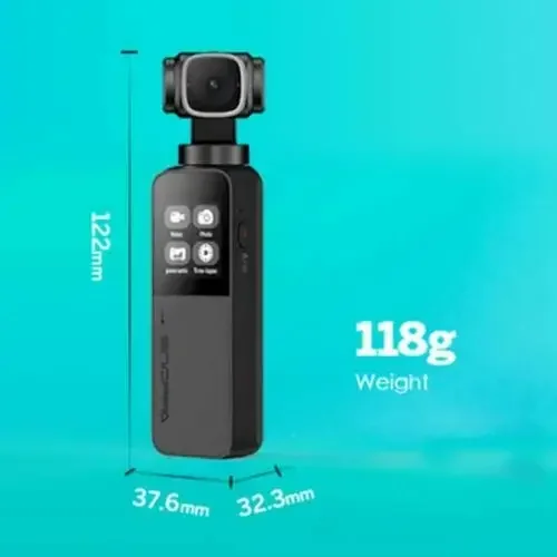 Snoppa Vmate Palm Sized 6-Axis Handheld Pocket  4K  118g Wifi Connection With Microphone 90 Degree Rotating Lens