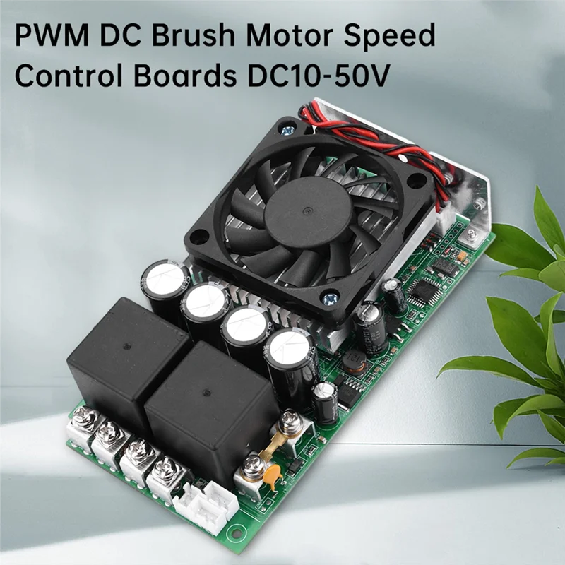 Wide Voltage DC10-50V 100A 3000W PWM DC Brush Motor Speed Controller Programmable PLC Controlled-[Qahk]