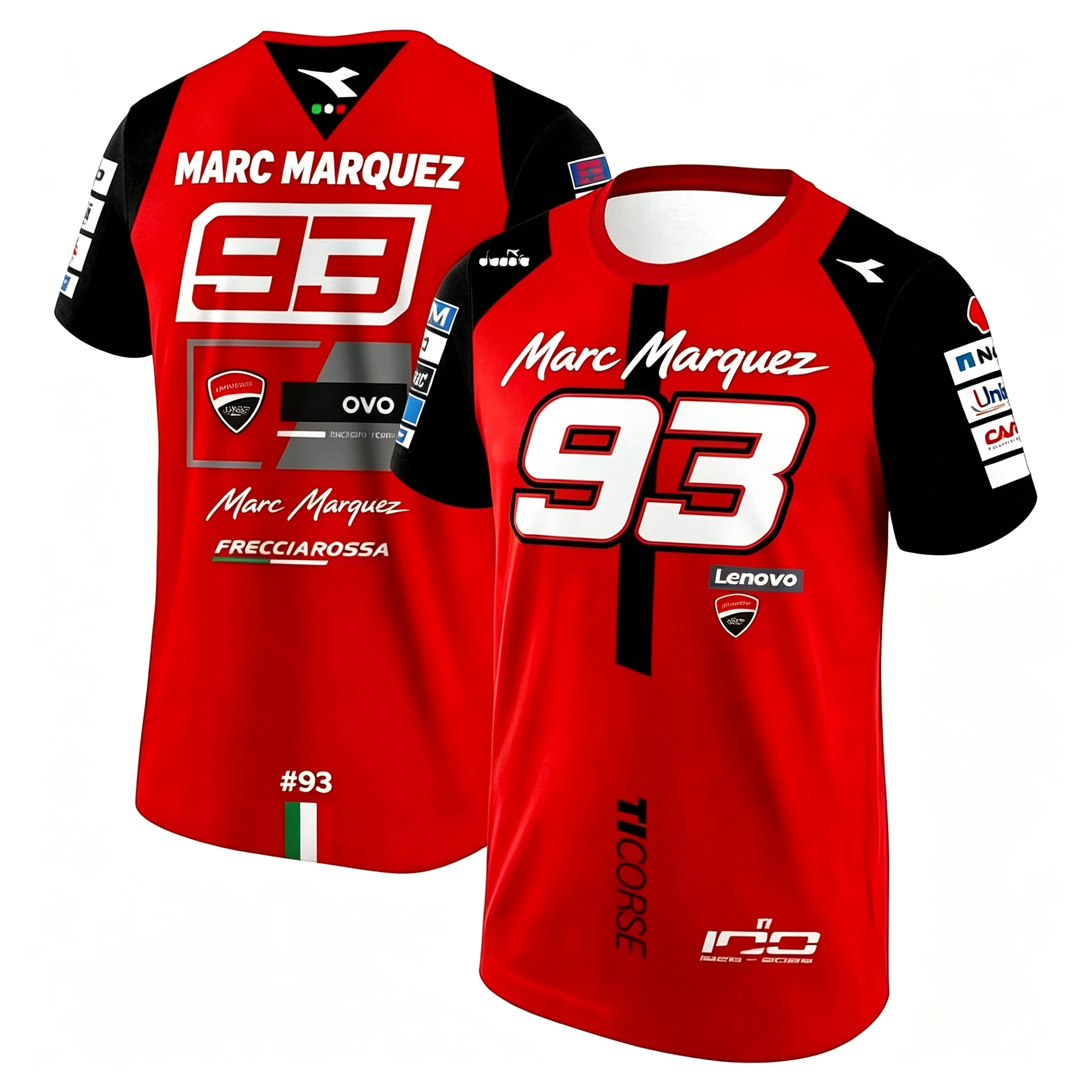 2026 New Marc Márquez Fan Edition Quick-Dry T-Shirt – Breathable Short-Sleeve Gear for Outdoor Extreme Sports and Riding Tees