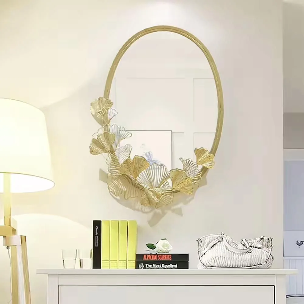 %*c 90X62X3.5CM New Wall Mirror Bedroom Bathroom Home Makeup Luxury Art Modern Handcrafted Simplistic Framed Mirror~