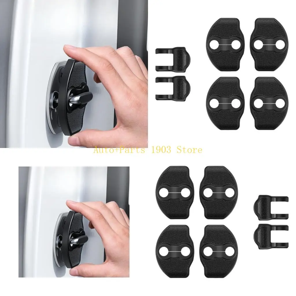 

E21C Car Door Locker Защитники Углеродного волокна Защитник