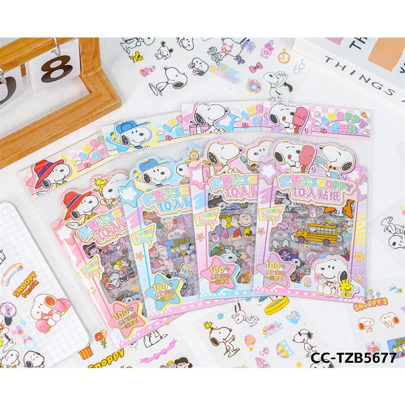 جديد سنوبيس ملصقات بنين فتاة لطيف الكرتون متعة ملصق مجموعات الحيوانات الأليفة طالب مخطط ملصقات الأطفال تزيين اللعب هدية عيد ميلاد