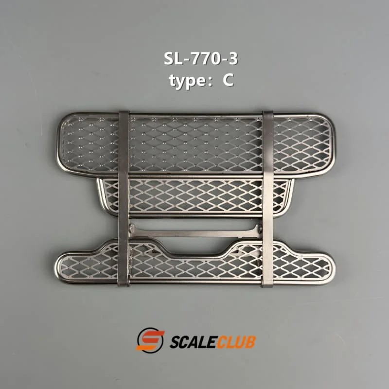 SCALECLUB 770S RC Speelgoedtruck 1/14 Voorbumper Grille voor Tamiya 1/14 RC Trekkertruck 770S Serie Onderdelen Accessoires SL-770-2