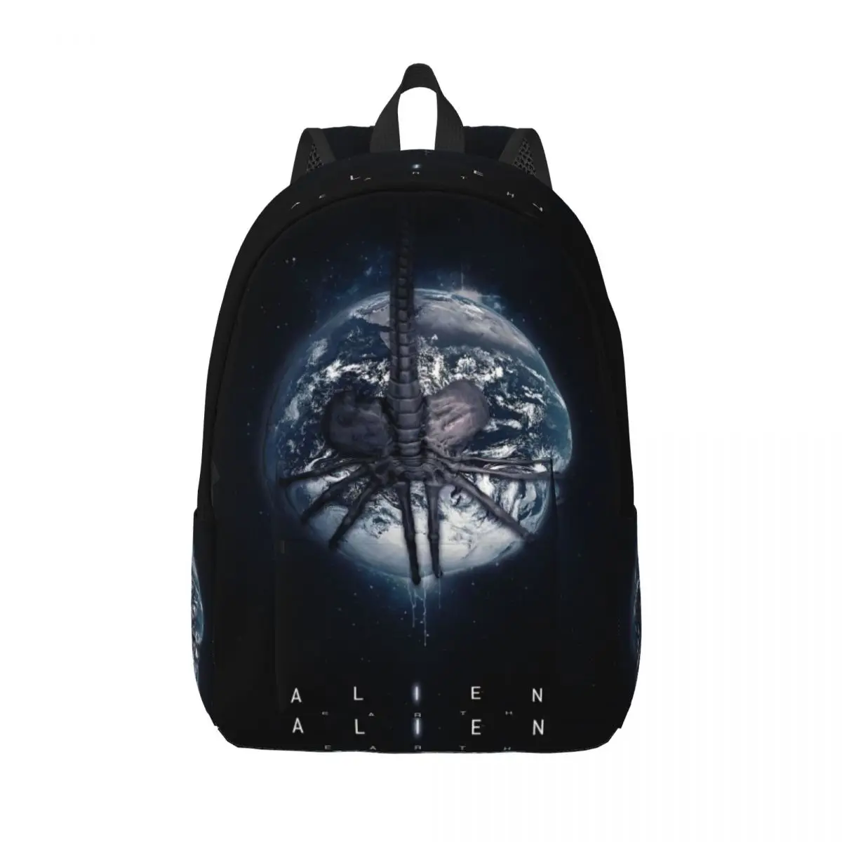 

Aliens Earth 2025 New Movie Backpack for Men Women Teenage Student Business Daypack Horror Gothic Laptop Canvas Bags Sports
