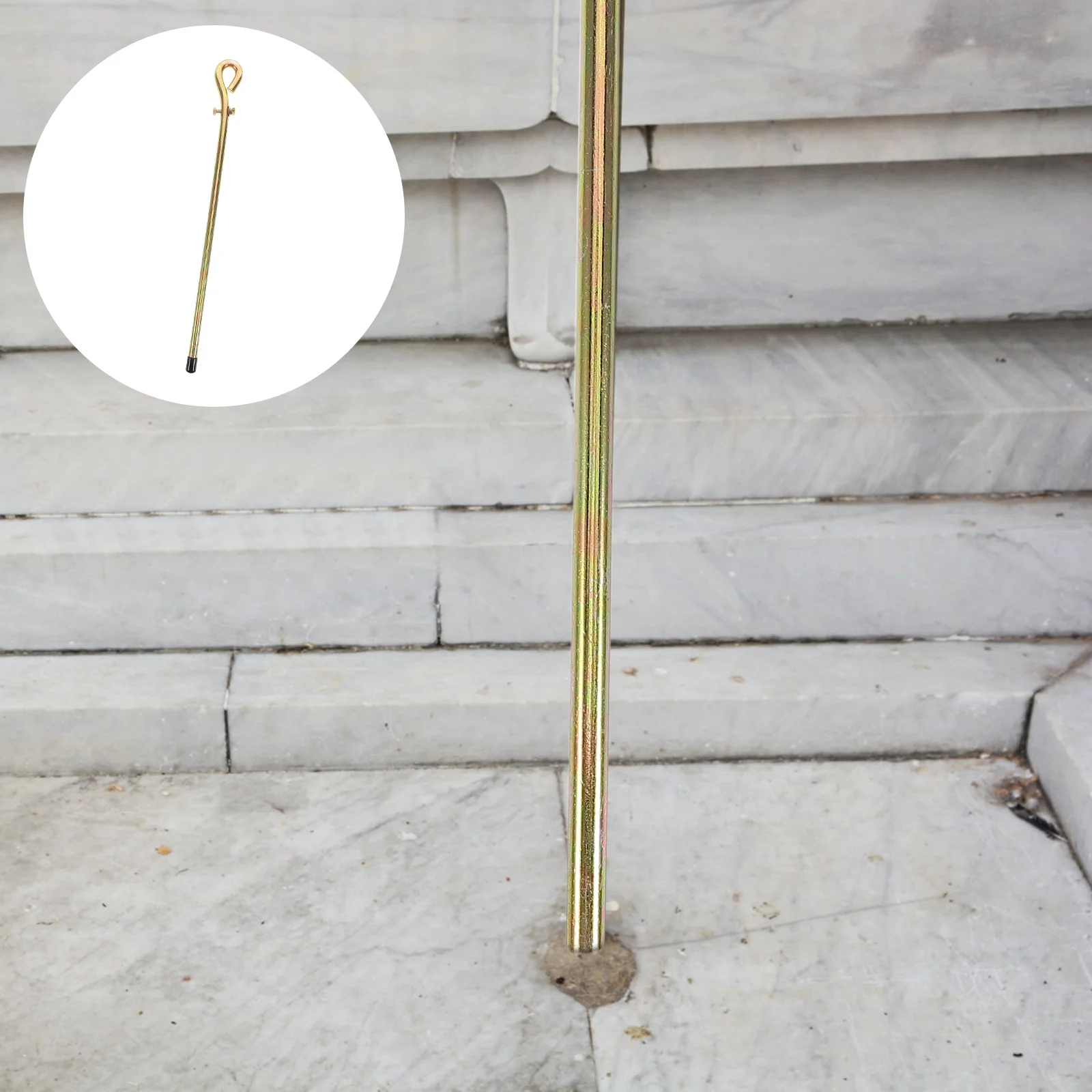 

1Set Ground Rod for Earthing Portable Copper Ground Probe Rod Easy Install Electrical Grounding Wire Kit for Outdoor Garden