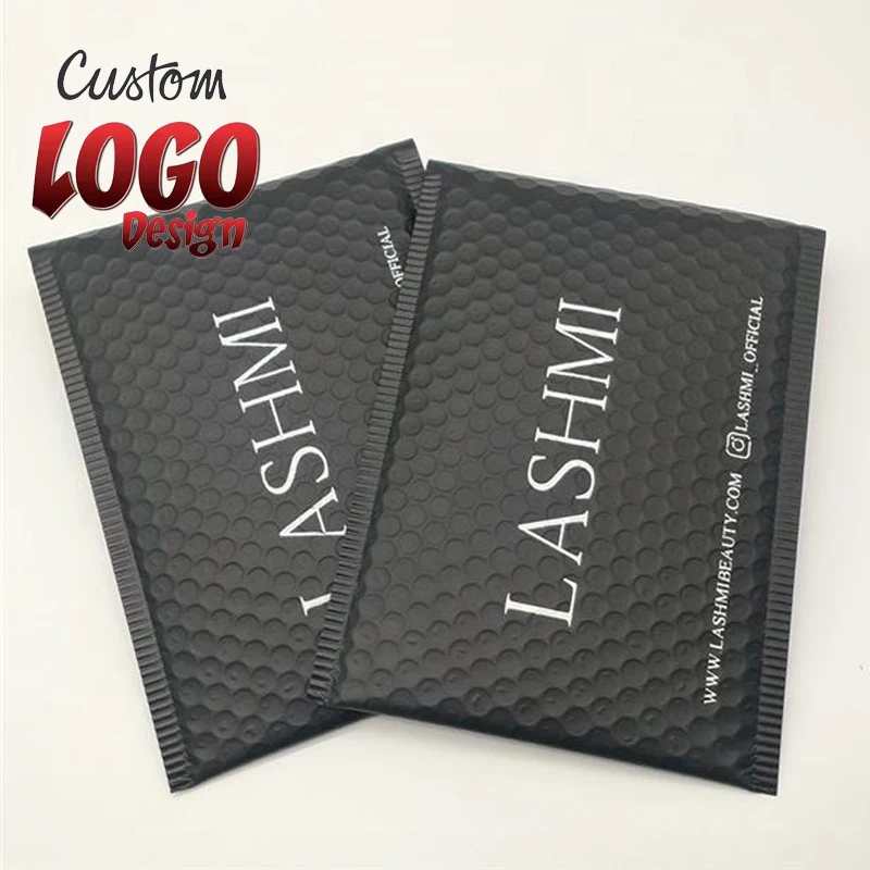 Custom Logo Bedrukte Verpakkingstassen Poly Bubble Mailers Enveloppen Levering Postkoerier Bubble Bag Ontwerp Bedrukt Gepersonaliseerd