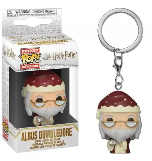 Funko pop Dumbledore المفاتيح دمية عيد الميلاد طبعة قلادة عمل الشكل جمع نموذج هدايا للأطفال هدايا عيد ميلاد