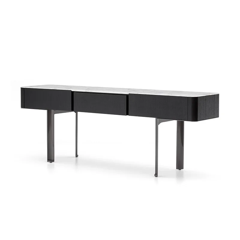 

-For Modern Wood Drawers Countertop Storage Cabinet for Dining Living Entryway Foyer Hallway-Accent Table for Hotels&