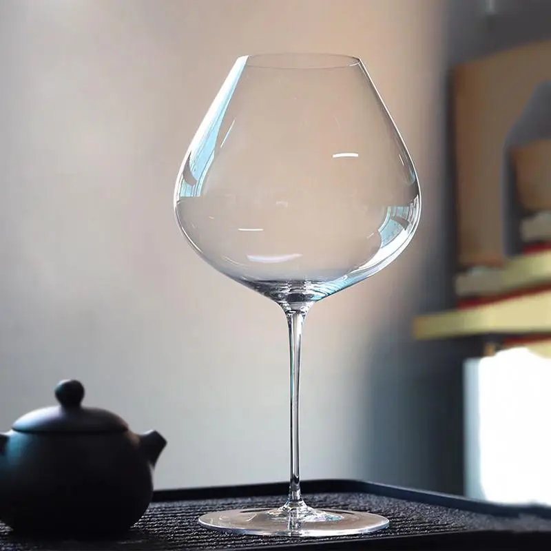 

1L Large Capacity Sydonios Style Upscale Burgundy Cup Crystal Handmade Extremely Thin Wine Glass Aroma Enlarge Goblet