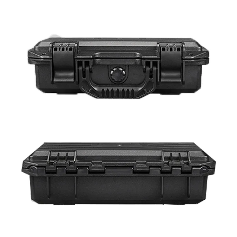 Multi functional portable waterproof lockable toolbox, large hard shell with sponge safety equipment storage box