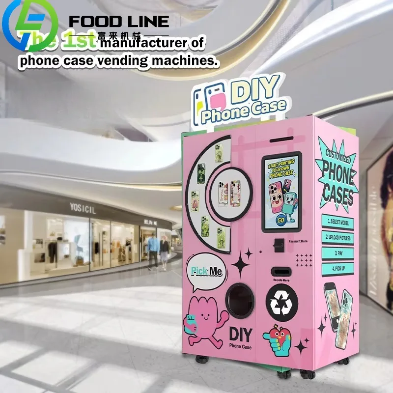 

Interactive DIY Phone Case Vending Machine Self Service Custom Cover Station for Latest Phone Models