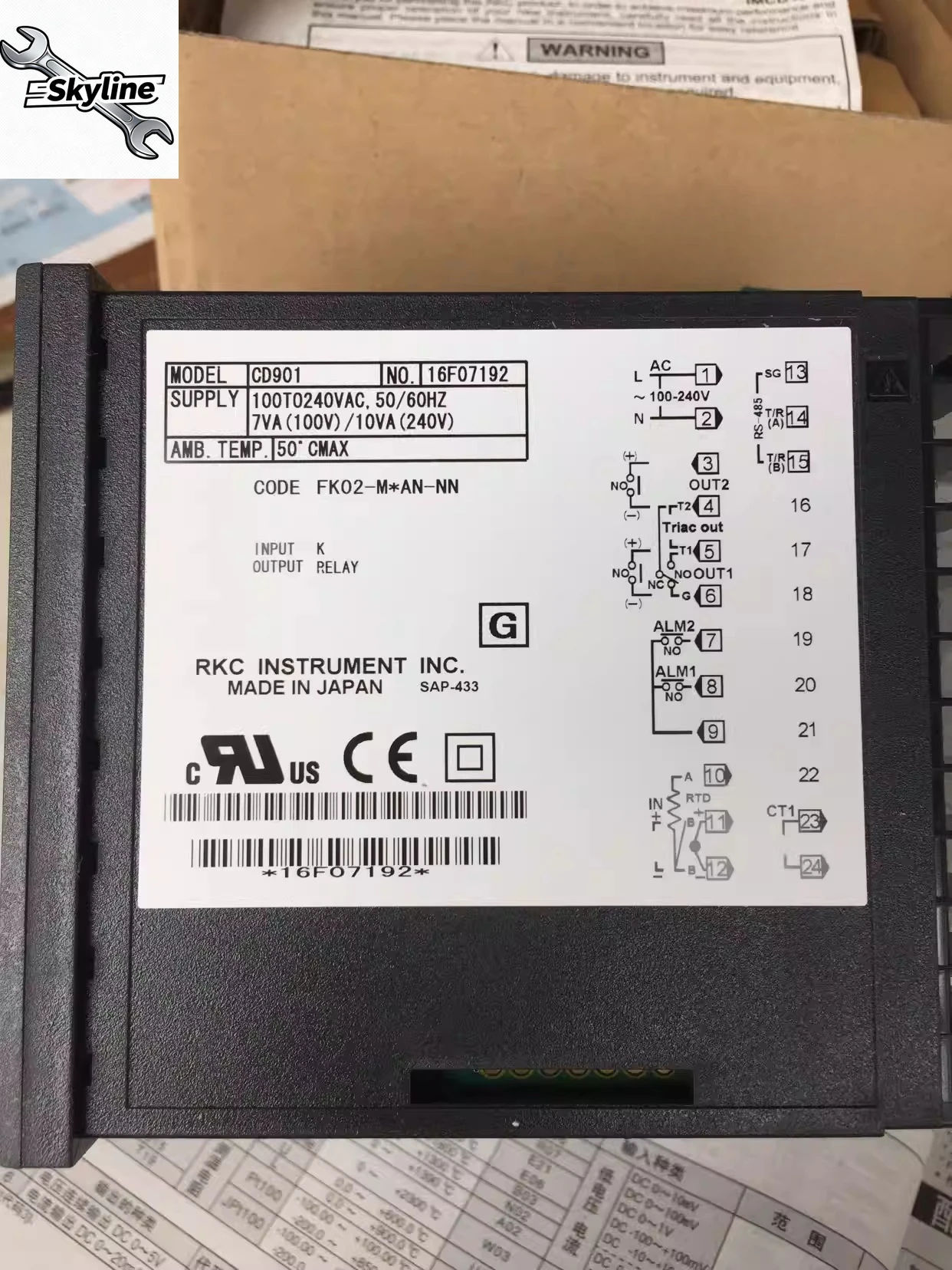 RKC CD901FK02-M * AN-NN temperature control meter temperature controller multi-loop