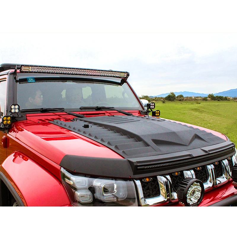 ل Baic BJ40 PLUS Ickx K2 2021-2023 غطاء رأس الديكور ملصقات السيارات اكسسوارات للمركبات الملحقات الخارجية