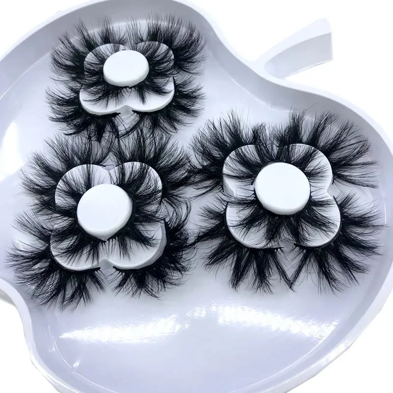HBZGTLAD 9 Pares de Pestañas Postizas 3D de Visón Suave, Hechas a Mano, Largas y Esponjosas, Extensión Natural para Maquillaje 2