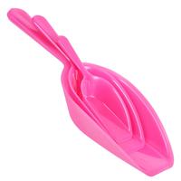 3 Pcs Mini Shovel Jewelry Storage Plastic Bead Sorter Mesh Holes Pet Food Cat Litter Container Small Shovel Measuring Spoon
