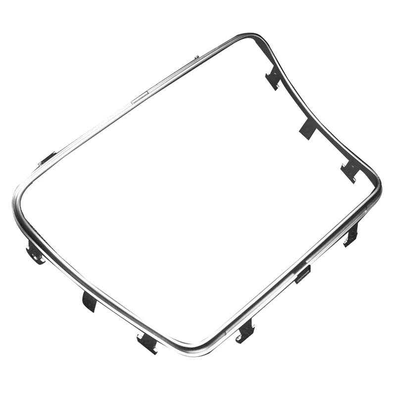 # 404S أ 2056830900 إطار كوب ماء أمامي للسيارة مزين بالكروم (فضي) #5