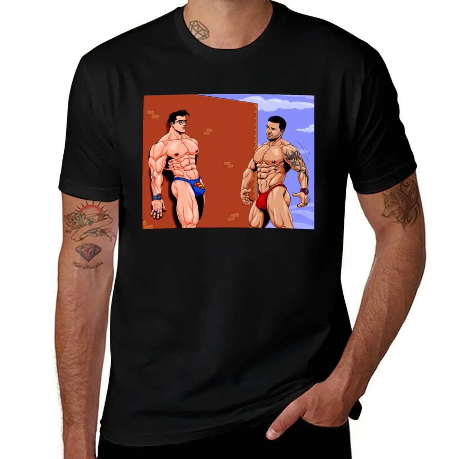 Clark & Luis T-Shirt Modern Style Print T-Shirt