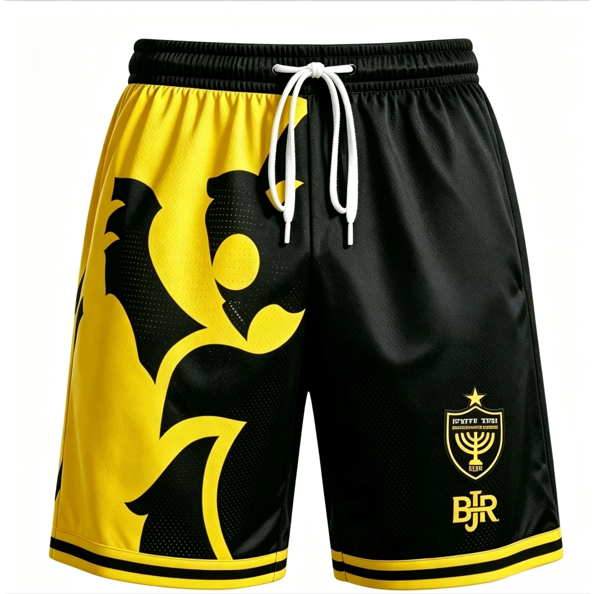 2026 Beitar Jerusalem Fußballhosen, Sommer Atmungsaktive Schnelltrocknende Sport-Trainingsshorts, Lockere Lässige Basketball-Shorts – Detail 5