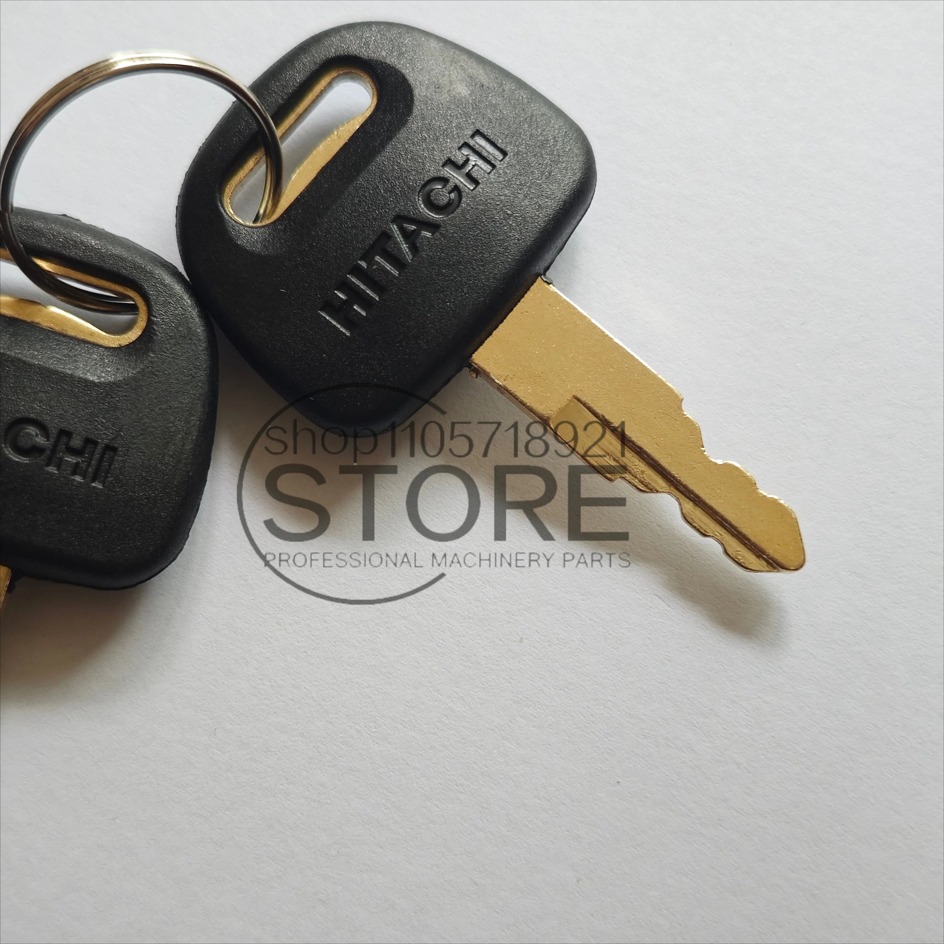 2Pieces H800 Start Key BU0028 Compatible with Hitachi ZAXIS Excavator, Grab Construction Equipment